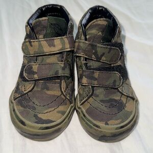 Vans Camo Velcro Shoes